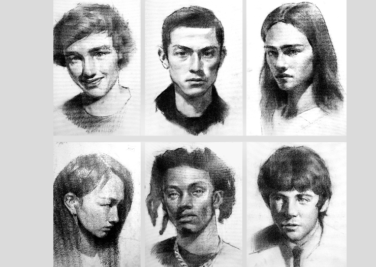 進階素描課程 - 人物肖像（鉛筆 / 炭筆）｜非藝空間 PhiArt Design